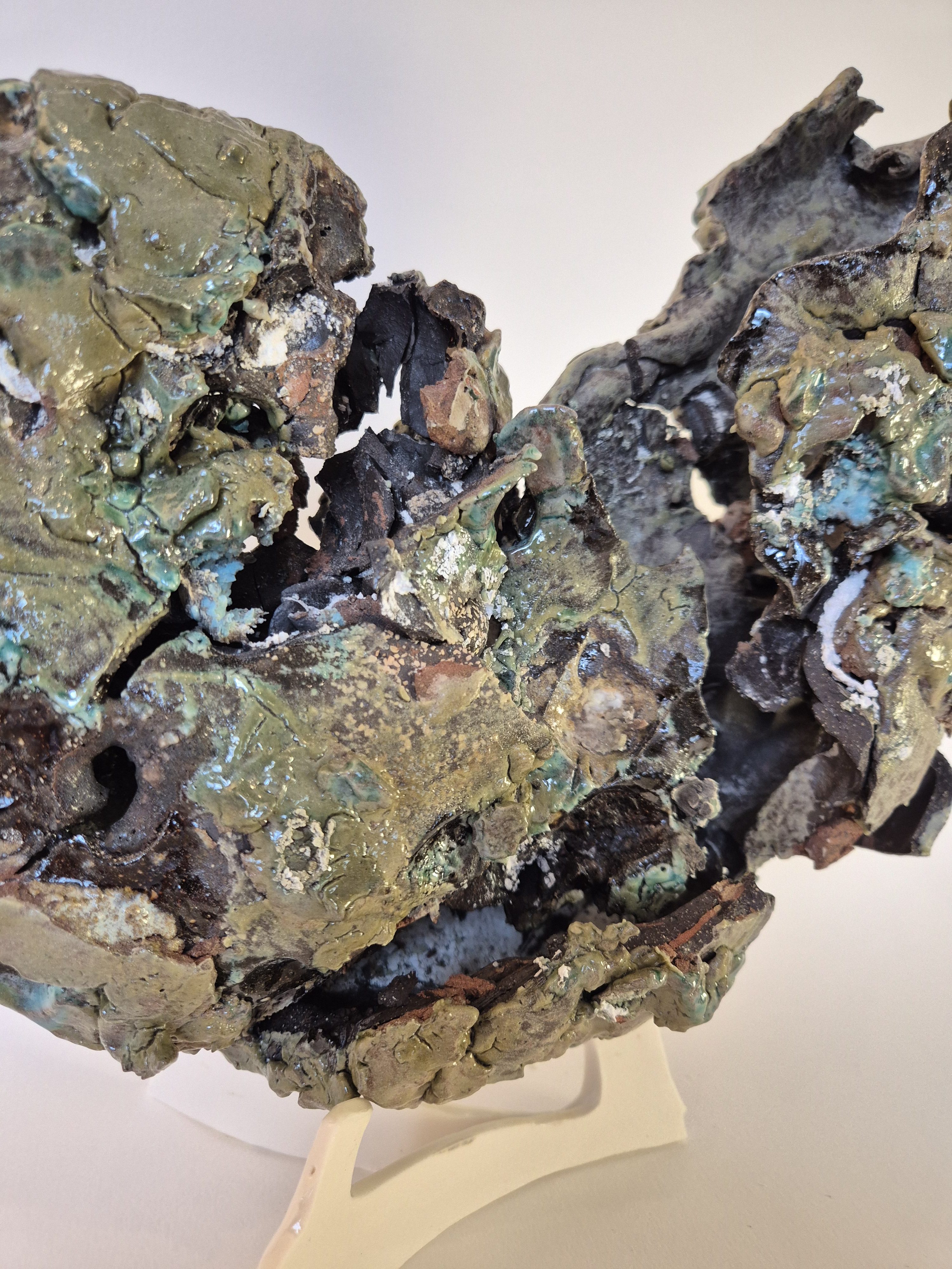 Fossil Type: Nautiloid
Location: found in Amer river delta (NL)
Time horizon: est. late Cambrian
Condition: poor
Height: 41 cm / 16 inch
Other specifics: - important find, indicative of deep marine life in thus far considered shallow depths of Amer Delta